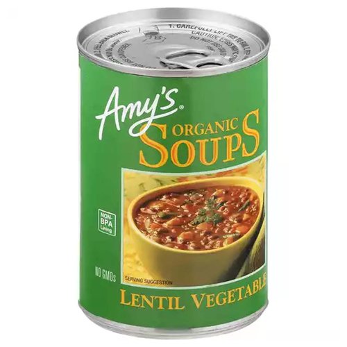 Amy's Organic Lentil Vegetable Soup, Low Sodium