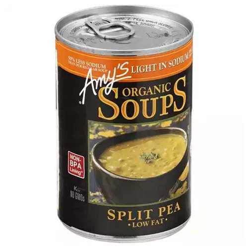 Amy's Organic Soups, Split Pea, Low Fat