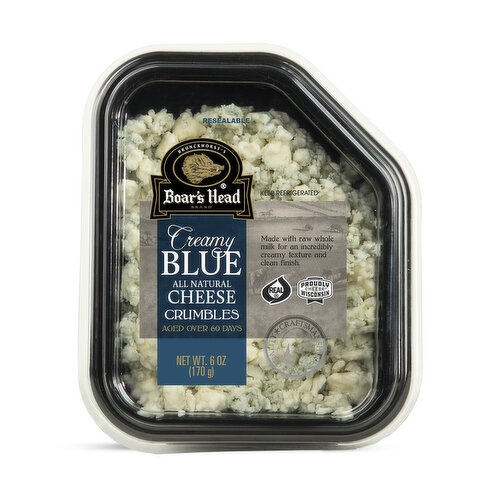 Boar's Head Creamy Blue Cheese Crumbles