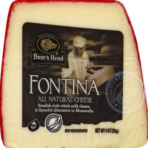 Boar's Head All Natural Fontina Cheese