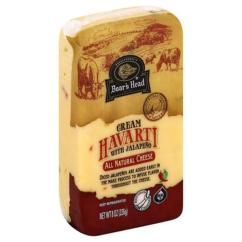 Boar's Head Cream Havarti with Jalapeno Cheese