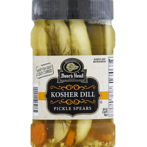 Boar's Head Kosher Dill Pickle Spears