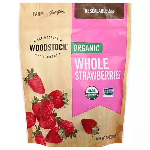 Woodstock Organic Whole Strawberries