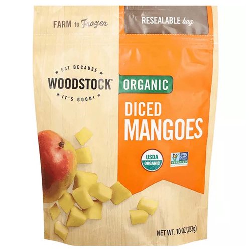 Woodstock Organic Diced Mangoes