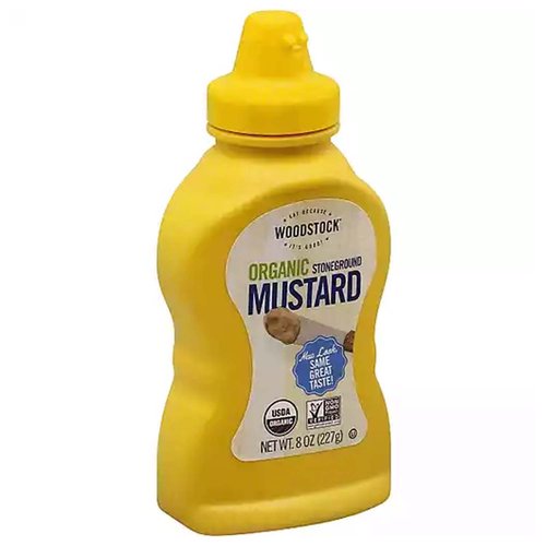 Woodstock Organic Mustard, Stoneground