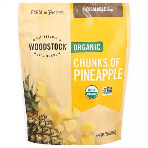 Woodstock Organic Pineapple Chunks