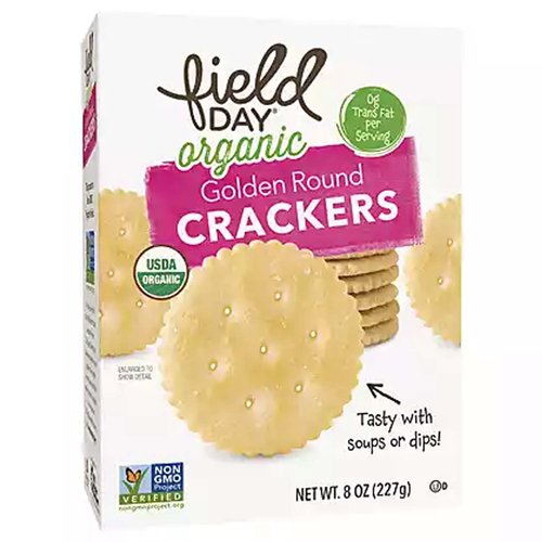 Field Day Organic Golden Round Crackers