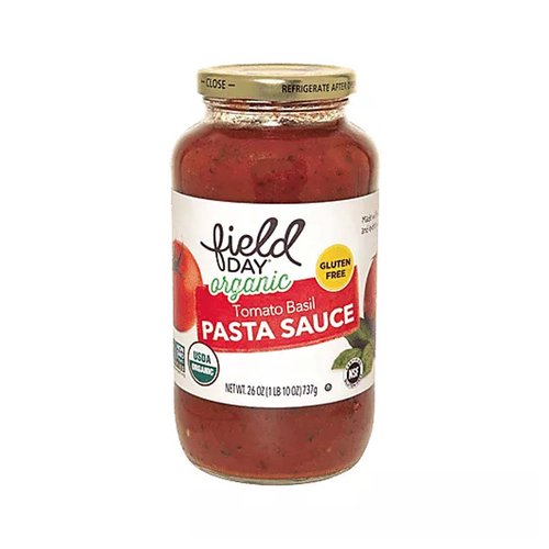 Field Day Organic Tomato Basil Sauce 