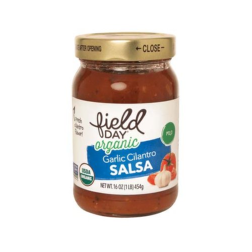 Field Day Organic Garlic Cilatnro Salsa, Mild