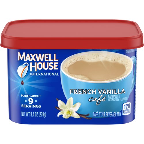 Maxwell House International French Vanilla Cafe Beverage Mix