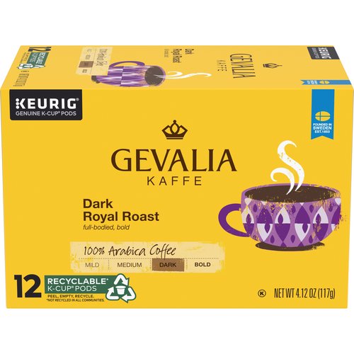 Gevalia Dark Royal Roast Coffee K-Cup Pods