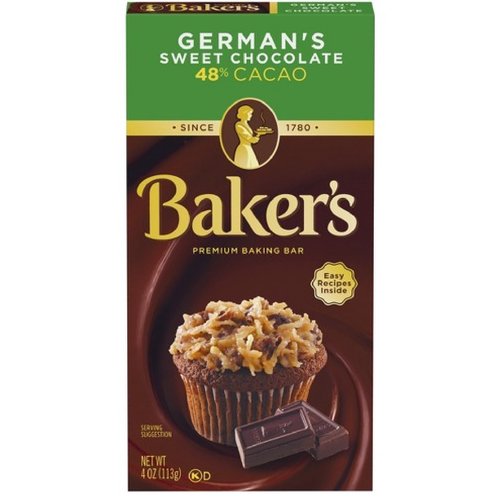 Bakers German Chocolate Bar