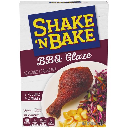Shake 'N Bake Seasoned Coating Mix, BBQ Glaze