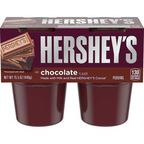 Hershey's Chocolate Pudding Cups (Pack of 4) 