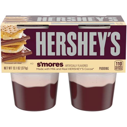 Jell-O Hershey's S'mores Pudding Cups (Pack of 4)