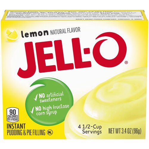Jell-O Instant Pudding Mix, Lemon
