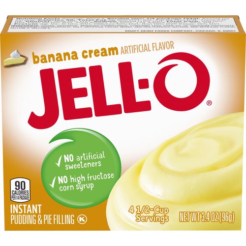 Jell-O Banana Cream Instant Pudding