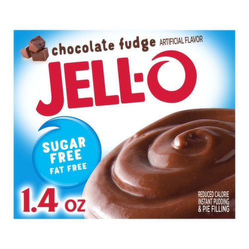 Jell-O Chocolate Chocolate Fudge Instant Sugar Free Pudding