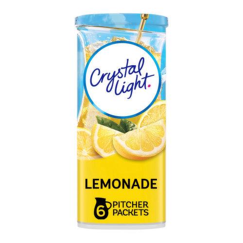 Crystal Light Lemonade Drink Mix, 6 count