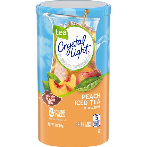 Crystal Light Peach Iced Tea, Powdered Drink Mix