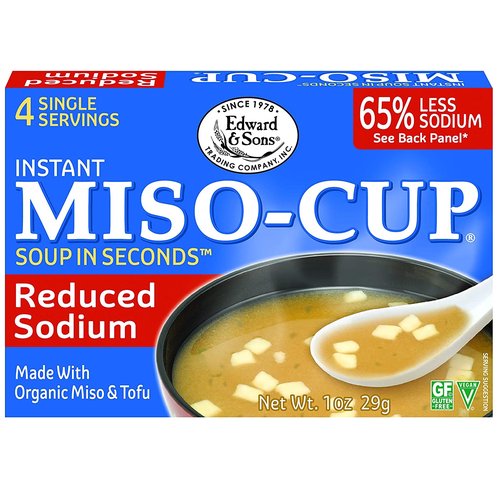 Edward & Sons Miso Cups Reduced Sodium