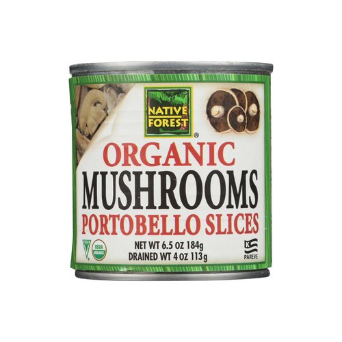 Native Forest Portabella Mushroom, Sliced