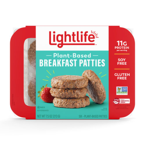 Lightlife Plant-Based Breakfast Patties