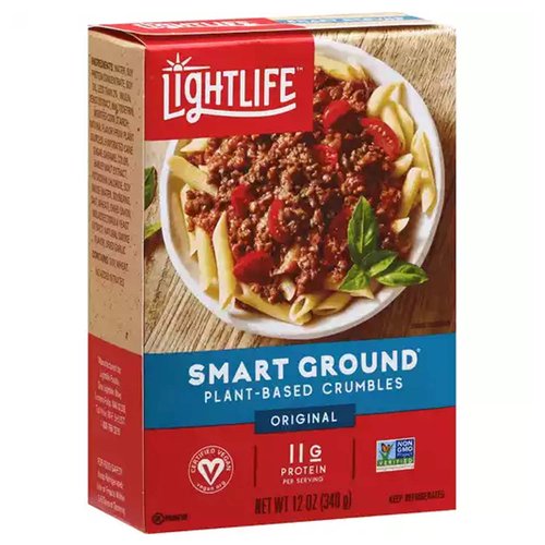 Lightlife Smart Ground Crumbles, Original, Meatless