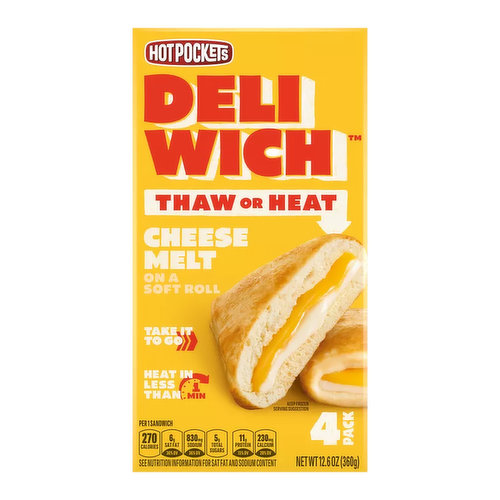 Hot Pocket Deliwich Cheese Melt