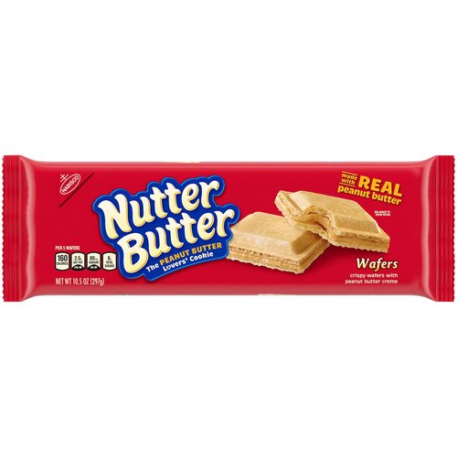Nutter Butter Peanut Butter Wafer Cookies, 10.5 oz