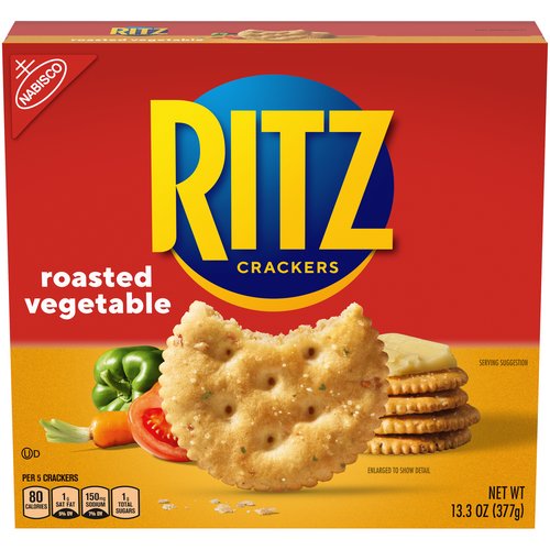 RITZ Roasted Vegetable Crackers, 13.3 oz