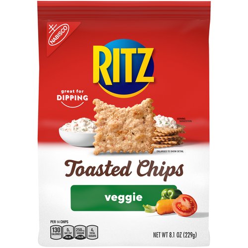 RITZ Toasted Chips Veggie, 8.1 oz