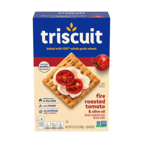 Triscuit Crackers, Fire Roasted Tomato & Olive Oil Flavor