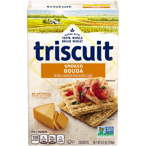 Triscuit Smoked Gouda Whole Grain Wheat Crackers