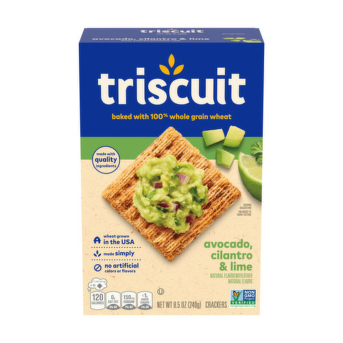 Triscuit Crackers, Avocado Cilantro & Lime Flavor