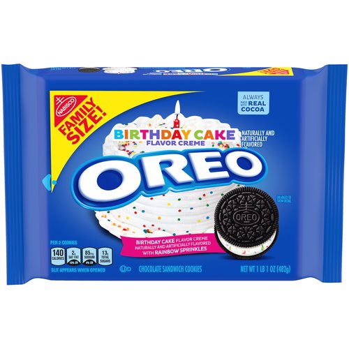 OREO Golden Sandwich Cookies, Party Size, 25.5 oz 