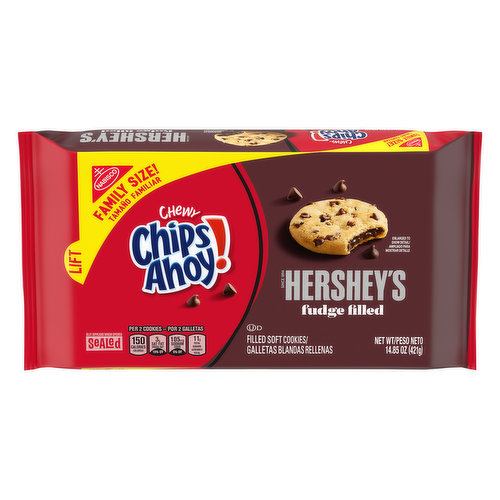 Chips Ahoy! Chewy Hershey Fudge Filled Family Size