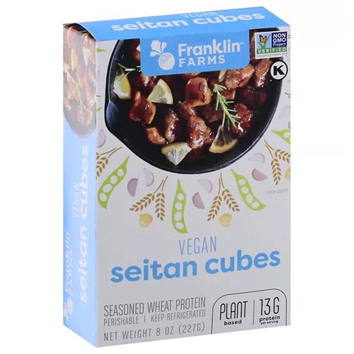 Franklin Farms Seitan Cubes, Vegan