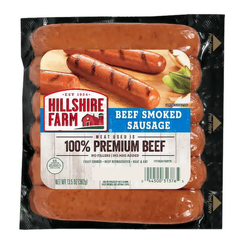 Hillshire Farm Beef Smoke Sausage