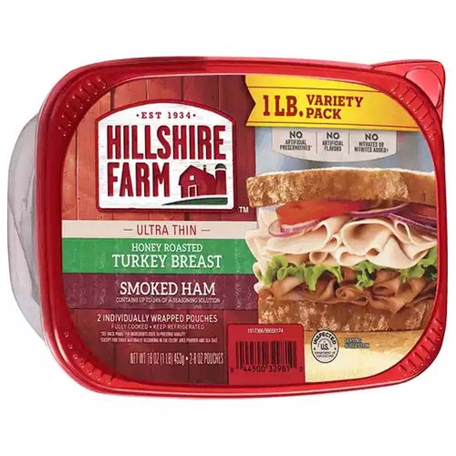 Hillshire Farm Ultra Thin Turkey Breast & Smoked Ham