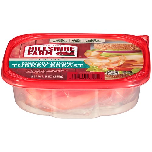 Hillshire Farm Deli Ultra Thin Sliced Turkey Breast, Mesquite Smoked