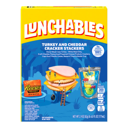 Lunchables Turkey & Cheddar Cracker Stackers