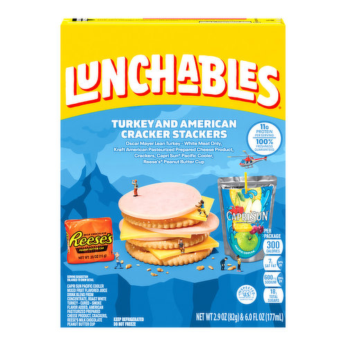 Lunchables Turkey & American Cracker Stackers