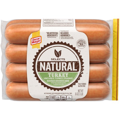 Oscar Mayer Selects Turkey Hot Dogs