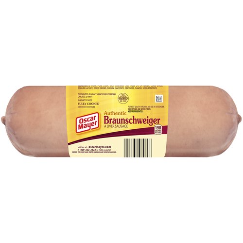 Oscar Mayer Braunschweiger Liver Sausage
