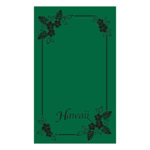 Hawaii Blanket Towel Green