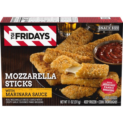 TGI Fridays Mozzarella Sticks with Marinara Sauce