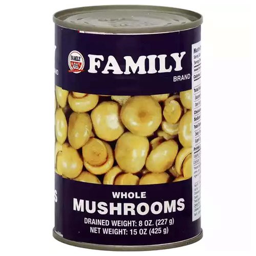 Family Whole Mushroom