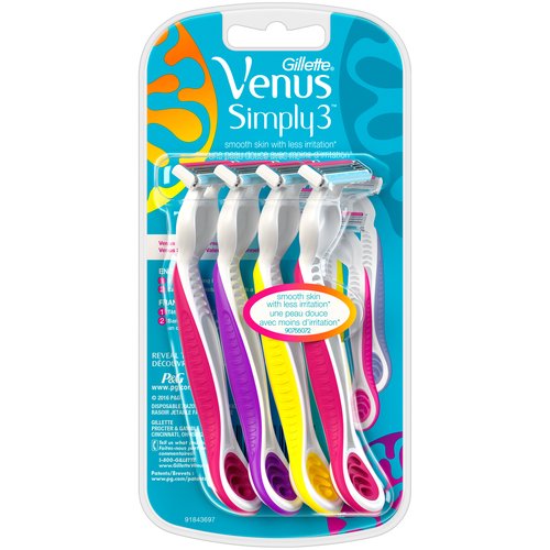 Gillette Venus Simply3 Women's Disposable Razors