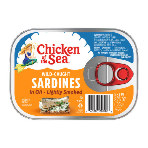 Chicken of the Sea Smoked Sardines in Oil